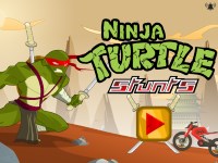 Игра Черепашки ниндзя 2 с трюками на байках Игра Черепашки ниндзя 2 с трюками на байках