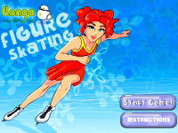 Игра Фигурное катание мышкой для девочек